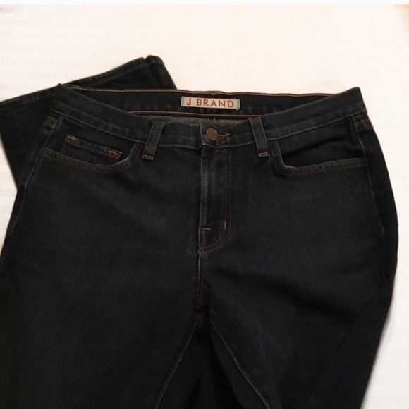 J Brand High Waist Straight Leg Dark Wash Denim - Picture 2 of 8